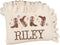 Personalized Cowgirl Name Blanket, Custom Knit Baby Girl Blanket, Embroidered Western Infant