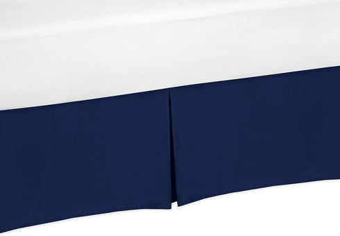 Navy Blue Crib Bed Skirt for Baby Bedding Sets