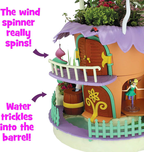 My Fairy Garden Nature Cottage Toy Figurine and Plant Kit - Grow Your Own Magical Garden with Fairy Isla, Ages 4+
