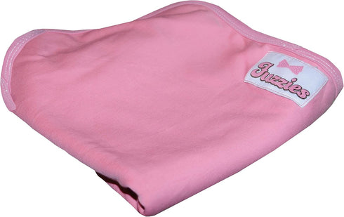 Pink Baby Receiving Blanket for Girls, Soft Blanket, All Jersey Knit Cotton, 35 x 35 inches