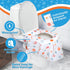 Disposable Toilet Seat Covers (6 Pack, Sports) - XL Waterproof Cover for Toddlers, Kids & Adults, Portable & Wrapped