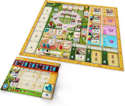 Plan B Games Alma Mater Board Game, Manage a 15th Century University, Resource Management Game for Ages 14+, 2-4 Players