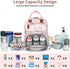 Backpack, Backpack Backpack Diaper Bag Large Diaper with Portable Changing Pad, Baby Diaper Bags for Girls