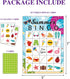 Summer Bingo Cards, Summer Party Games Bingo Cards for School Party, Birthday, Beach Party Favors Supplies Decorations, 24 Players Bingo Game (A01)
