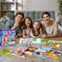 6PCS 4-8 48 Bible Paint by Stickers for Kids Ages VBS Crafts Sticker by Number Puzzle Activity Book Christian Gift