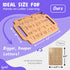 3-5, 3+ 3-5 Hulats Learn to Write: Portable Wooden Alphabet Letter Tracing Sensory Pad Board - Toddler Writing Practice