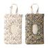 Quilted Baby Wipe Holder Quilted Wipe Pouch Portable Hanging Floral Wet Wipes