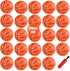 Hymaz 24 Pack Mini Basketballs with Pump - Toy Basketballs for Mini Hoops, Great Gifts for Kids