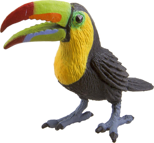 2.75" 3+ Safari Ltd. Toucan Figurine - Lifelike Bird Figure - Educational Toy for Boys, Girls, and Kids Ages
