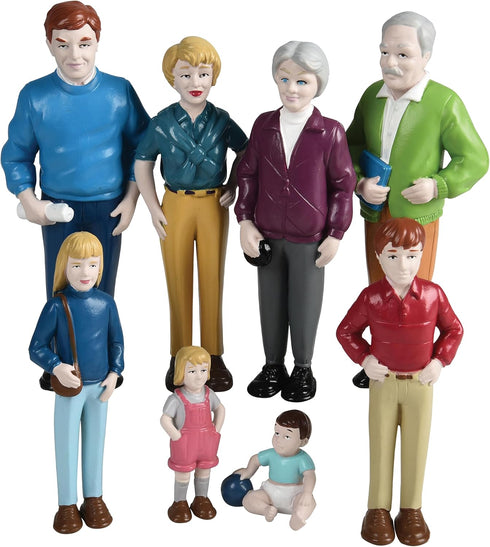 Cre8tive Minds Creative Minds Marvel Education Caucasian Family Toy Figure Set for Kids Ages