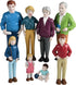 Cre8tive Minds Creative Minds Marvel Education Caucasian Family Toy Figure Set for Kids Ages