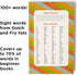 Think Tank Scholar Pre-K Sight Words Flash Cards, 100+ Dolch & Fry Sight Words for Toddlers