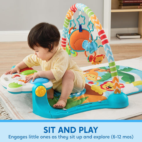 Tummy 0-6 0-3 6 9 12 SYNCFUN Baby Play Mat, Time Mat Toys, Baby Musical Learning Toys Months, Adorable Animal-Themed