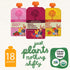 Pack 4 oz. (Pack 18) Peter Rabbit Organics Fruit Flavors Variety - Squeezable Snack Pouches