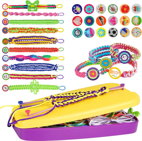 Topdiaos Friendship Bracelet Making Kit Toys, Ages 7 8 9 10 11 12