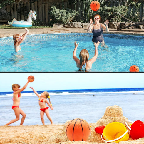 40Pcs 5" Mini Basketball Balls Bulk, Small Basketball Set with Pump for Indoor/Outdoor Games & Party Favors