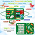 Esjay Toddler Busy Board Montessori Toys for Boys and Girls, Sensory Book Educational Activities for Learning Fine