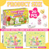 20Pcs Easter Gifts for Kids - Taba Squishies Kit with Greeting Cards, Kawaii Stress Relief Toys, Squishies Fidget Toys