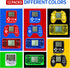 12 PCS Video Game Party Favors, Video Game Keychain for Kids, Idea Gift for Birthday Supplies, Goodies Bags Stuffer