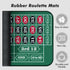 70" 35" Casino Roulette Mat x Rubber Table Mat with Storage Bag Win Marker Roulette Table Top Mat Casino Games