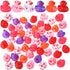 Jerify 12 Pcs 2 Inch Valentine's Day Rubber Duckies Bulk Mini Heart