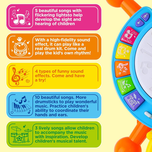 Set deAO Drum for Kids