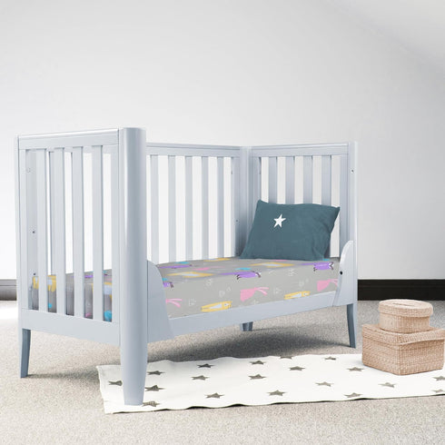 Moonybaby Baby Crib Sheet - 100% Organic Cotton Unisex for Standard Crib Toddler Mattresses (Jersey with Animal