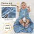 3 Pack 0-6 2-Way PHF Warm Micro-Fleece Baby Sleep Sack Months, Soft Baby Wearable Blanket, Zipper Sleeping Bags, Comfy