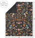 Sweet Jojo Designs Boho Wildflower Vintage Floral Girl Soft Baby Blanket Receiving Security Stroller Swaddle Toddler