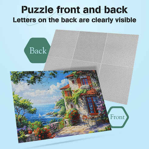 1000 1000-Pieces 28 20 inch MISITU Pieces Jigsaw Puzzles for Adults Puzzles Art Jigsaw Puzzles Impossible Hard