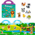 Reusable Sticker Book for Kids, Animal Stickers Activity Books, Educational Travel Toys for Toddler Girls Boys