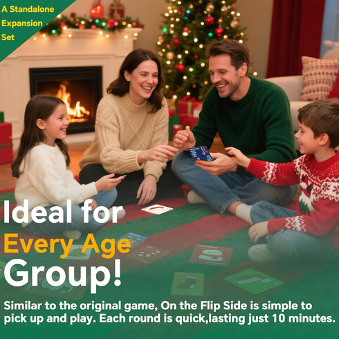 2-8 OHOME Back to School Supplies - Christmas Card Game Snowman Sock Cane Bell Hat for Family Kids Adults Teens Easter