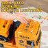 Toys,25.6" 3 4 5 6+ Dwi Dowellin Construction Carrier Truck Kids Semi-Trailer Toy with Excavator and Dump Truck,Gifts
