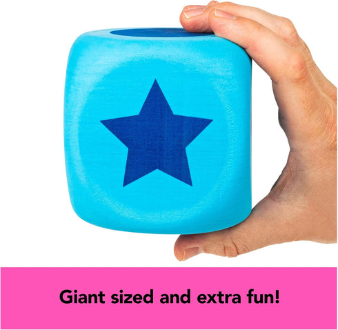 Giant Left Center Right, Classic Family Board Game with Big Oversized Dice & Tokens for Kids and Adults Ages 6+