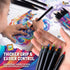 8 2026, nutty toys Jumbo Rainbow Pencils - Pre-sharpened Multicolored Pencils, Top Boy & Girl Easter Basket Stuffer