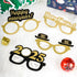 obmwang 24 Pieces Happy New Year Eyeglasses, Fancy Party Glasses for 2025 New Year's Eve Party Favors