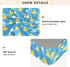 Swimming 28in 52in Yellow Ducks Rain Baby Crib Sheets for Boys Girls Soft Toddler Standard Mattress Fitted Bed Sheet x