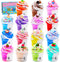 15 Pack Two-Toned Butter Slime Kit for Girls, Super Soft Non-Sticky Toy, DIY Educational Slime Toys