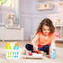 Melissa & Doug 14 Pcs Laundry Basket Pretend Play Set with Wooden Iron and Ironing Board