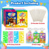 24 Pack 3-12, Rainbow Scratch Paper Party Favors: Christian Rainbow Scratch Notebook, Goodie Bags Stuffers Coloring