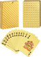 EAY Gold Deck of Cards - Waterproof Playing Cards, Poker Cards, Washable & Flexible for Party & Game