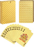 EAY Gold Deck of Cards - Waterproof Playing Cards, Poker Cards, Washable & Flexible for Party & Game
