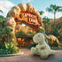 Apricot Lamb Toys Plush Matcha Dinosaur Stuffed Animal, Soft Cuddly Perfect for Childs (Matcha Dino, 8.5 Inches)