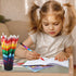 24 Sets Funrous Bee Coloring Books Bulk with Stackable Crayons Spring Drawing Pages Flower Butterfly Honeycomb Insect