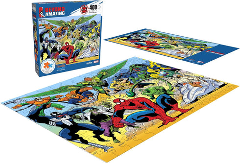 Buffalo Games - Marvel - Spider-Sense - 400 Piece Jigsaw Puzzle for Families - Finished Size 21.25 x 15.00