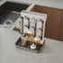 Countertop-Holds 12 IEEK Baby Bottle Drying Rack,Large Vertical Drying Tower Bottle Rack Holder Space Saving Standing