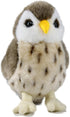 Ice King Bear Owl Stuffed Animal, Cute Plush Toy with Luminous Eyes, 10 Inches