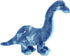 13.5 Inches Aurora Ferocious Dinos & Dragons Brachiosaurus Stuffed Animal - Prehistoric Fun - Cuddly Companions - Blue