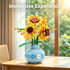 LUKHANG Sets 14+ (539 Flowers Building Blocks Botanicals Adults Technic, Sunflowers Flower Plants Collection Block