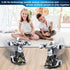 FDJ Remote Control Car, Transforming Car Robot with Flashing Light, 1:18 Scale, 360 Degree Drifting